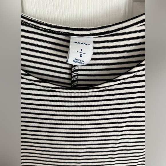 3/$20 black and White Striped Dress - Picture 2 of 3